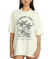 Billabong This Is Tropical Oversized Short Sleeve Graphic T-Shirt