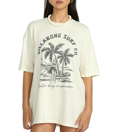 Billabong This Is Tropical Oversized Short Sleeve Graphic T-Shirt