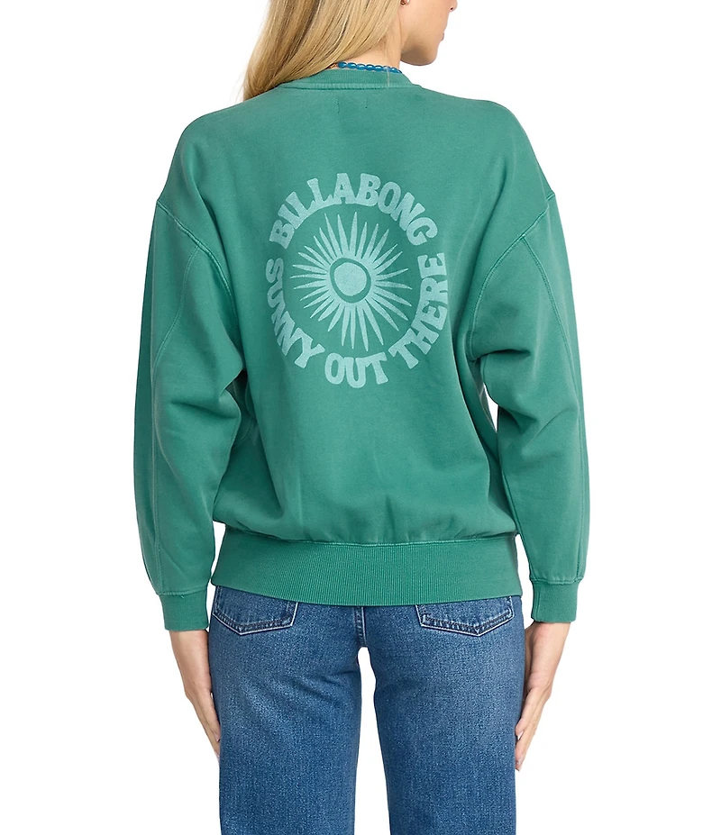 Billabong Time For Kendal Long Sleeve Brushed Fleece Sweatshirt