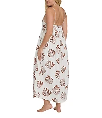 Billabong Undone Square Neck Maxi Swim Cover-Up
