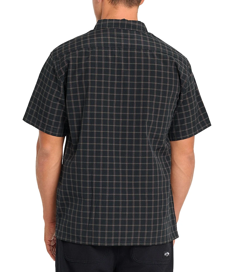 Billabong Vista Plaid Short Sleeve Woven Shirt