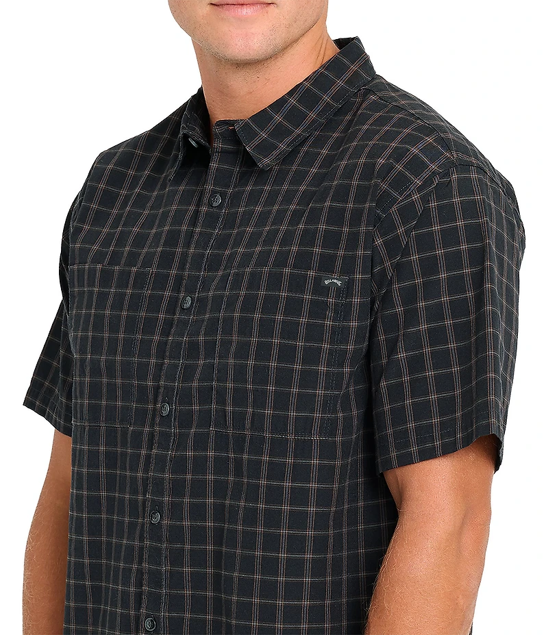 Billabong Vista Plaid Short Sleeve Woven Shirt