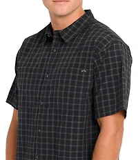 Billabong Vista Plaid Short Sleeve Woven Shirt