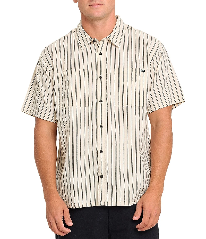 Billabong Vista Plaid Short Sleeve Woven Shirt