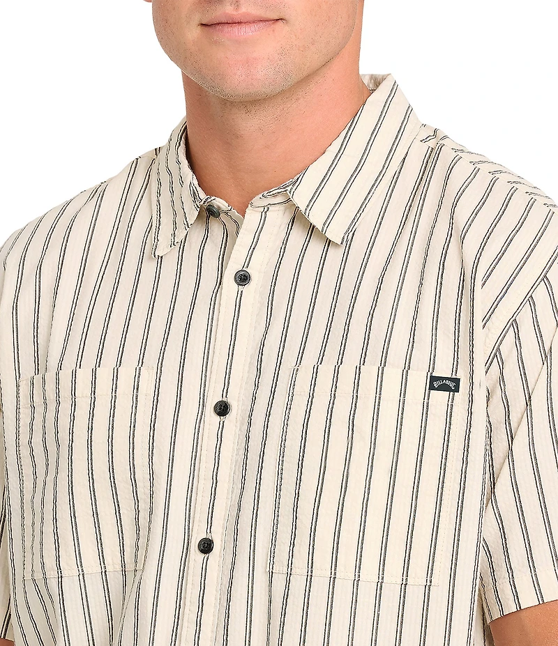 Billabong Vista Plaid Short Sleeve Woven Shirt