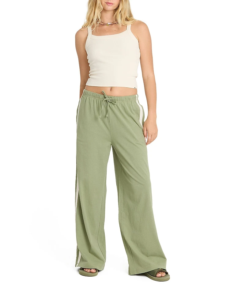 Billabong Wave Stamp Wide Leg Knit Pants