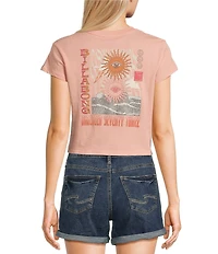 Billabong Wave Trip Short Sleeve Crop Graphic Baby T-Shirt