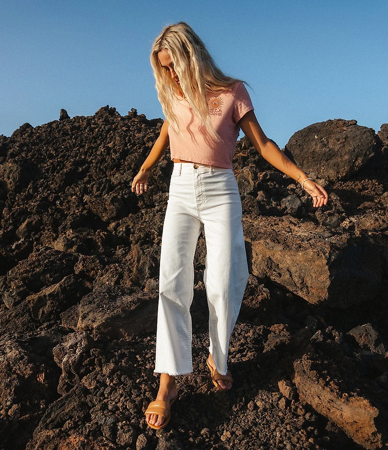 Billabong Wave Trip Short Sleeve Crop Graphic Baby T-Shirt