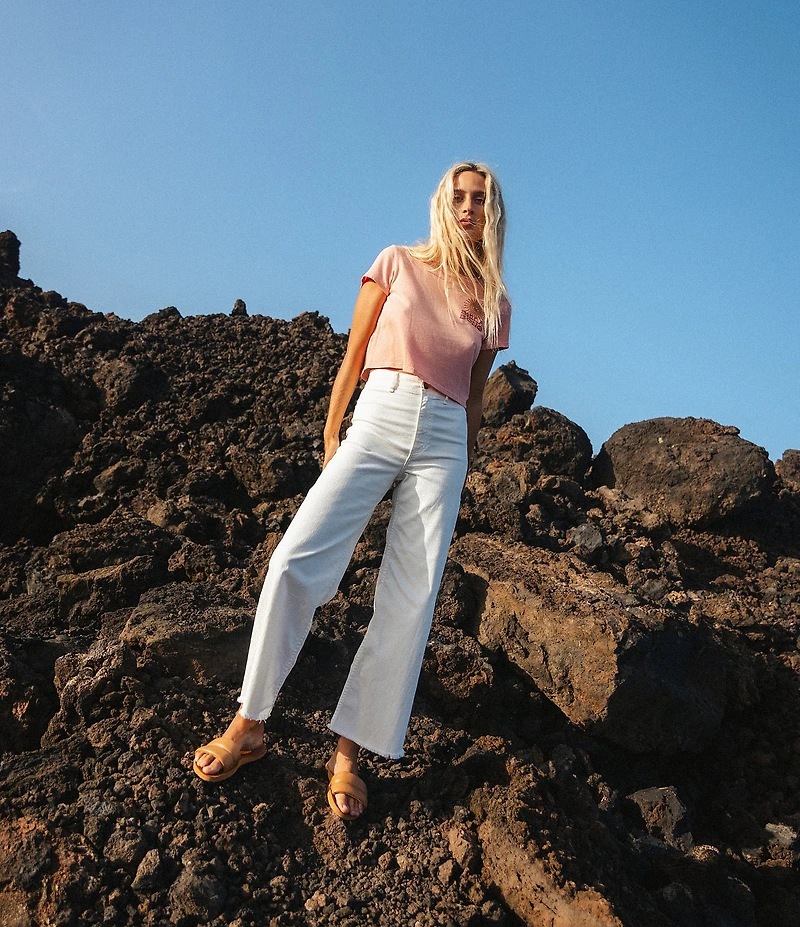 Billabong Wave Trip Short Sleeve Crop Graphic Baby T-Shirt