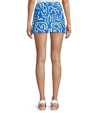 Billabong Wave Washed Linen Blend Miniskirt