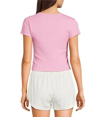 Billabong Wonderful Garden Short Sleeve Cropped T-Shirt