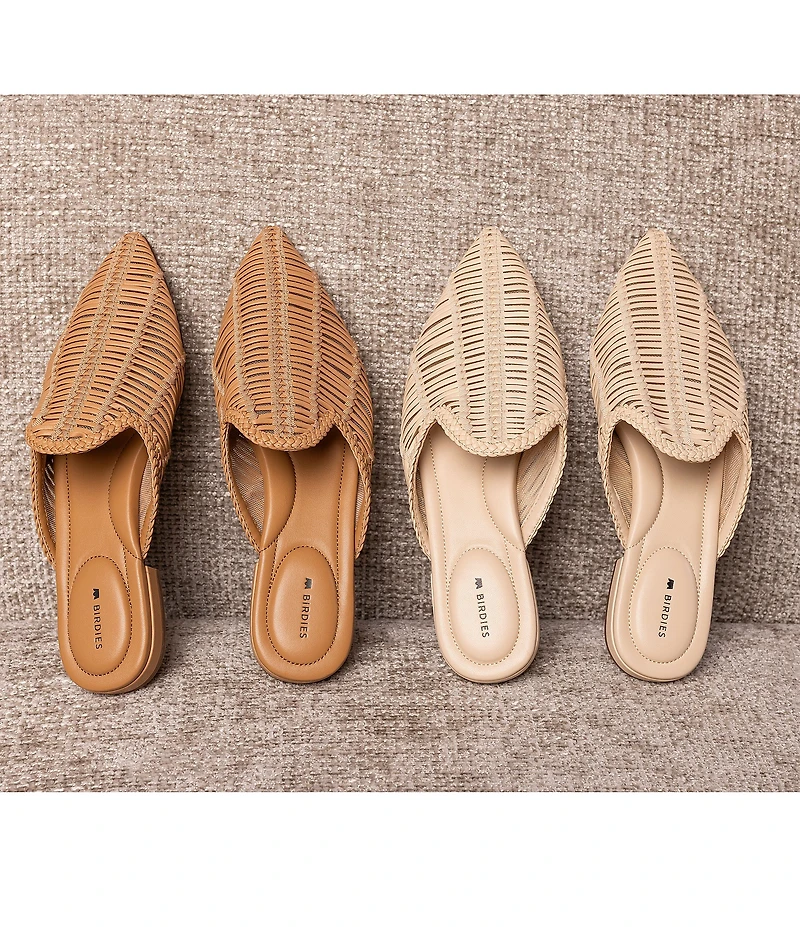 Birdies The Goldfinch 15 Woven Slide Mules