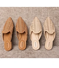 Birdies The Goldfinch 15 Woven Slide Mules