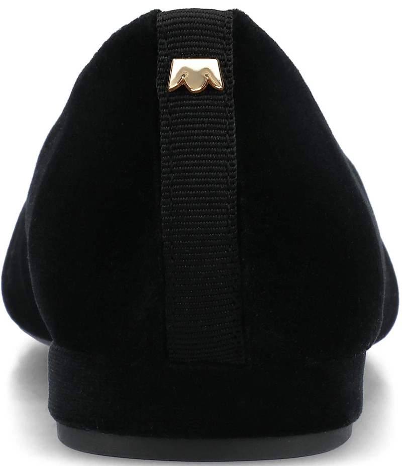 Birdies The Goldfinch 15 Velvet Pointed Toe Dress Flats