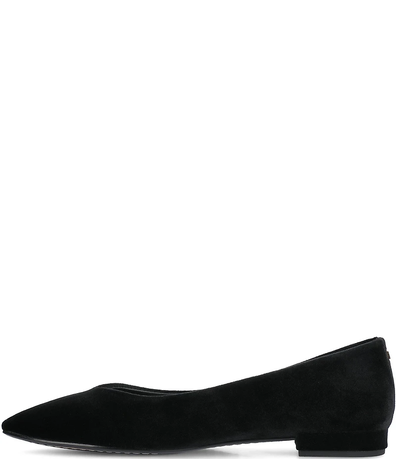 Birdies The Goldfinch 15 Velvet Pointed Toe Dress Flats