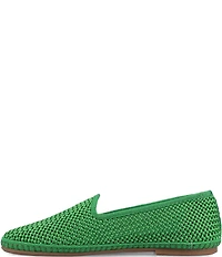 Birdies The Heron Woven Satin Loafers