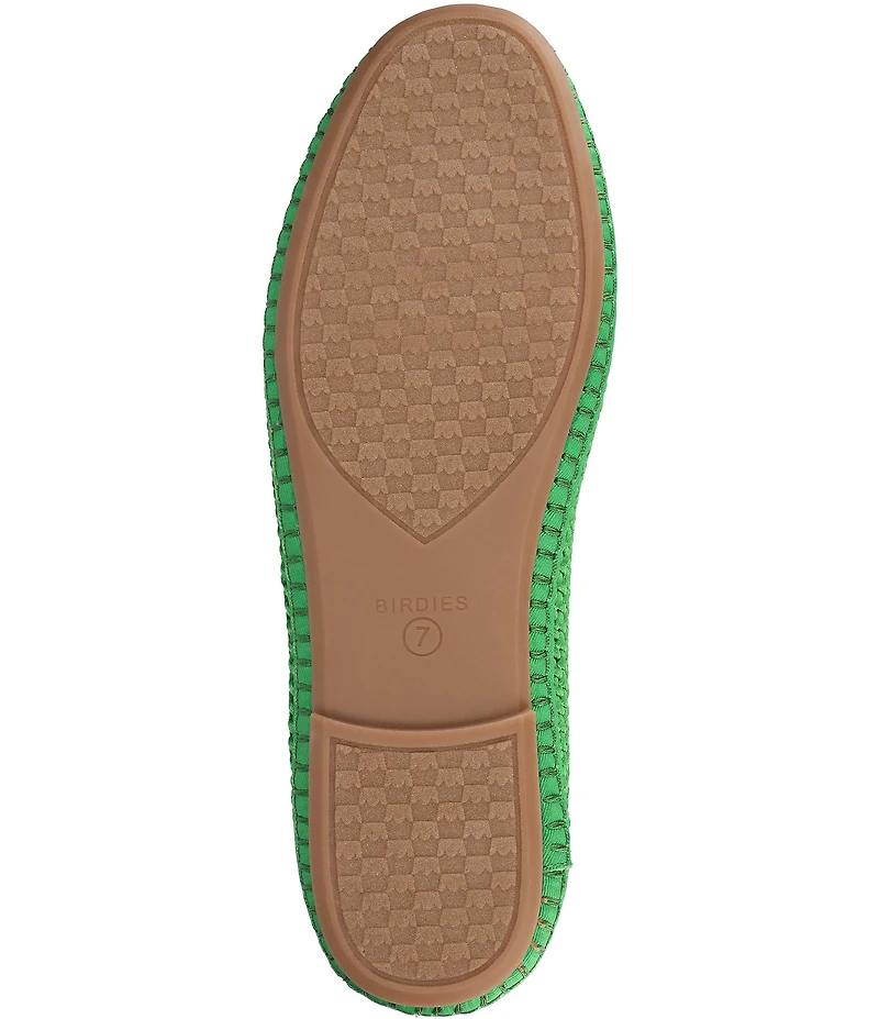 Birdies The Heron Woven Satin Loafers