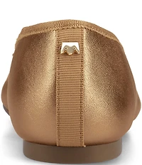 Birdies The Hummingbird Leather Ballet Bow Flats