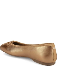 Birdies The Hummingbird Leather Ballet Bow Flats