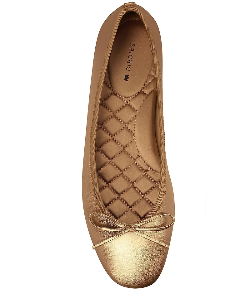 Birdies The Hummingbird Leather Ballet Bow Flats