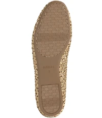 Birdies The Songbird Metallic Woven Ballet Bow Flats