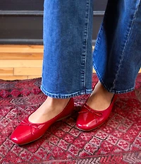 Birdies The Songbird Patent Leather Ballet Bow Flats