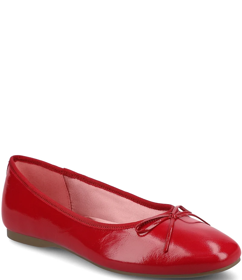 Birdies The Songbird Patent Leather Ballet Bow Flats