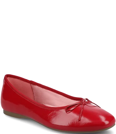 Birdies The Songbird Patent Leather Ballet Bow Flats