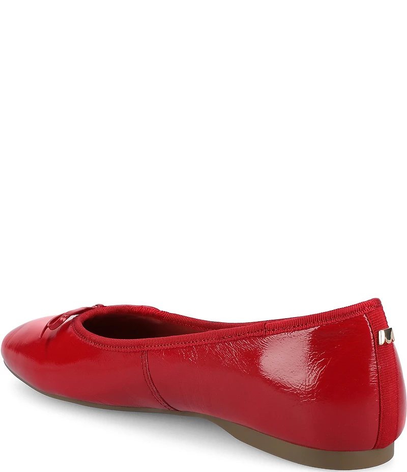 Birdies The Songbird Patent Leather Ballet Bow Flats