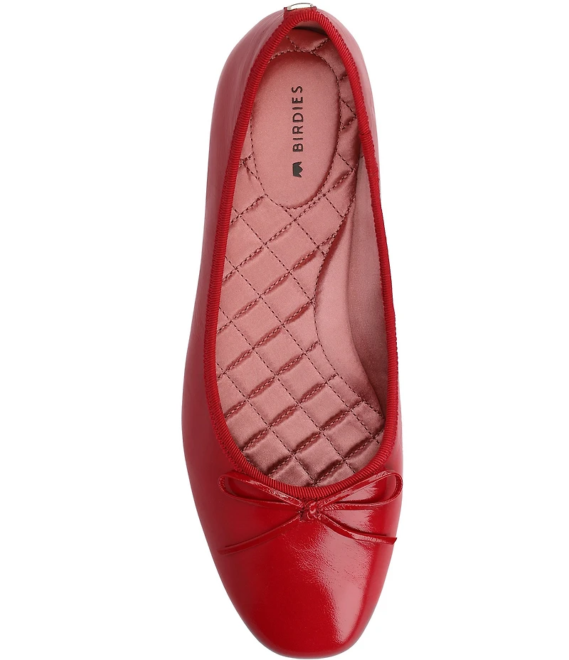 Birdies The Songbird Patent Leather Ballet Bow Flats