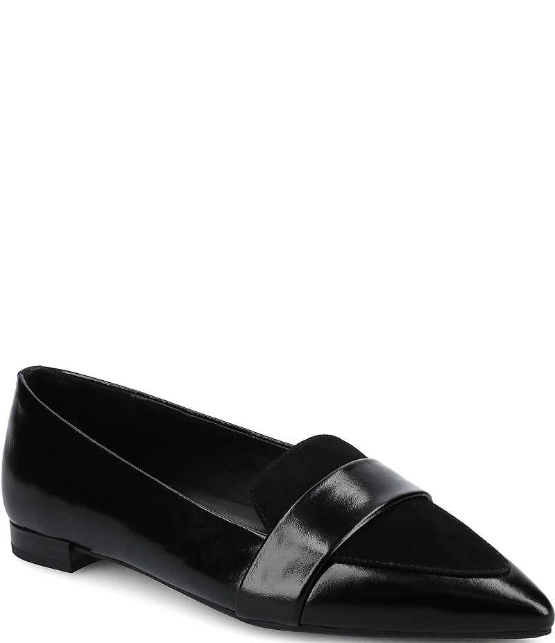 Birdies The Sparrow Leather Pointed Toe Loafers