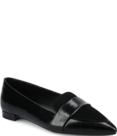 Birdies The Sparrow Leather Pointed Toe Loafers