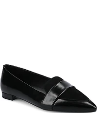 Birdies The Sparrow Leather Pointed Toe Loafers