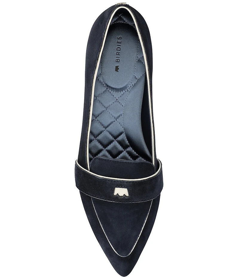 Birdies The Sparrow Suede Pointed Toe Flats