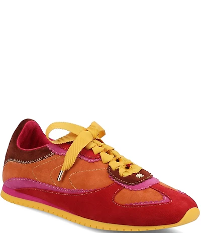 Birdies The Speedbird Colorblaock Suede Lace Up Sneakers
