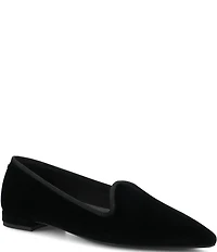 Birdies The Starfinch 15 Velvet Pointed Toe Flats