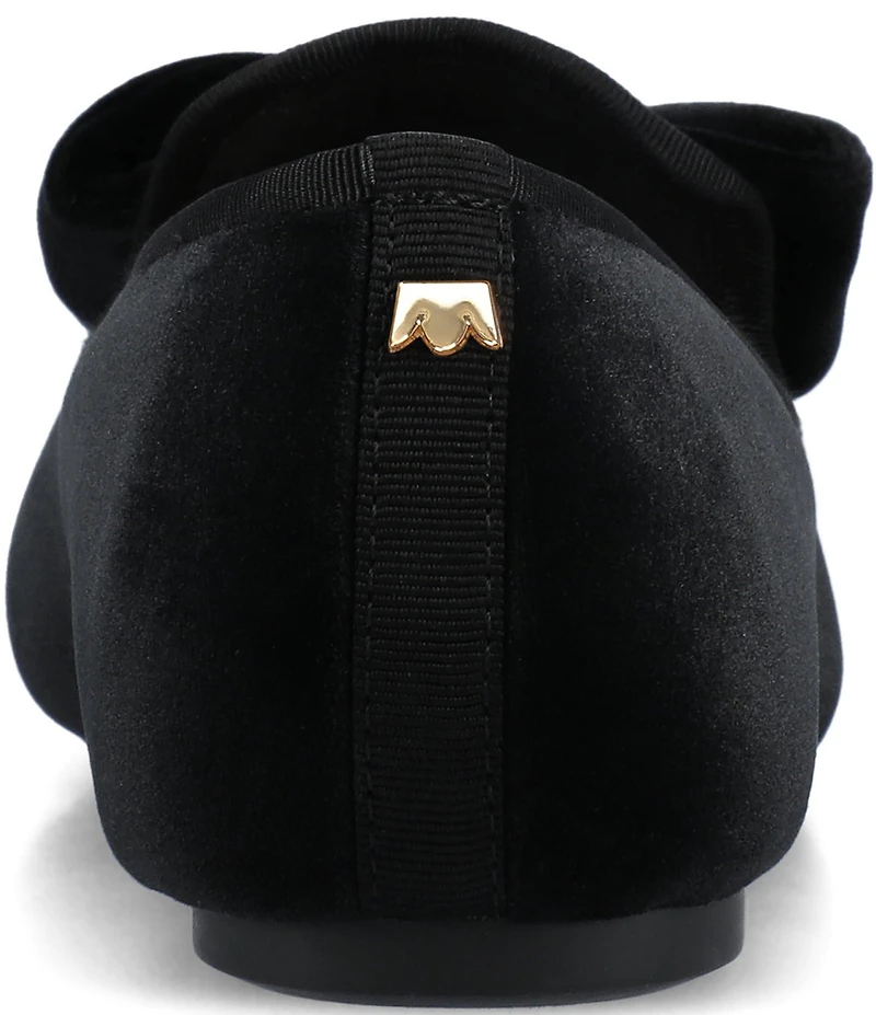 Birdies The Starling Velvet Bow Loafers