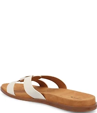 Birdies The Sunbird Icon Leather Slide Sandals
