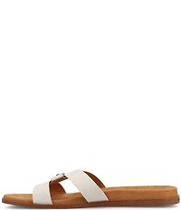 Birdies The Sunbird Icon Leather Slide Sandals