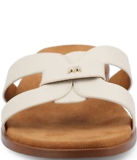 Birdies The Sunbird Icon Leather Slide Sandals