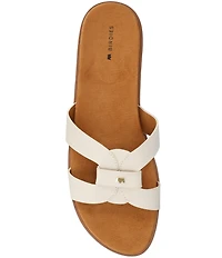 Birdies The Sunbird Icon Leather Slide Sandals