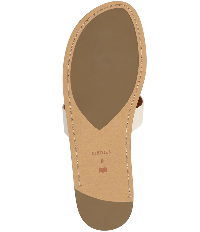 Birdies The Sunbird Icon Leather Slide Sandals