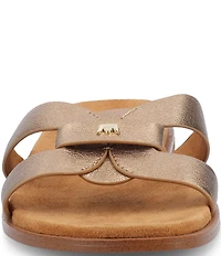 Birdies The Sunbird Icon Leather Slide Sandals