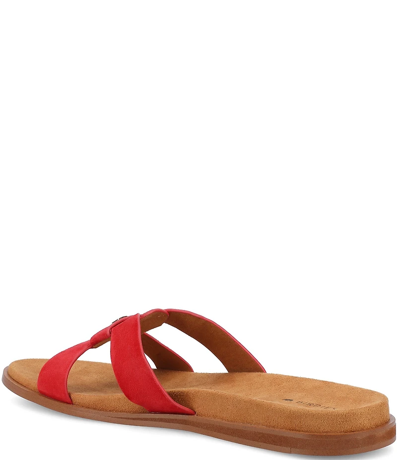 Birdies The Sunbird Icon Suede Slide Sandals