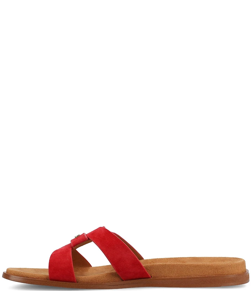 Birdies The Sunbird Icon Suede Slide Sandals