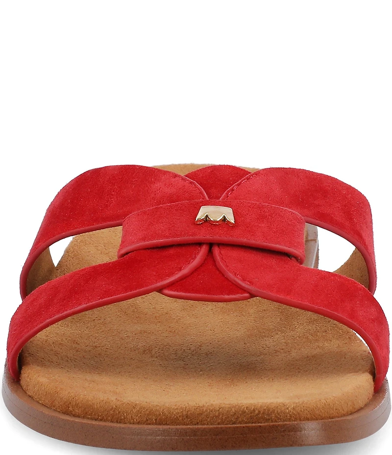 Birdies The Sunbird Icon Suede Slide Sandals