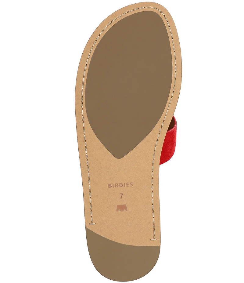 Birdies The Sunbird Icon Suede Slide Sandals