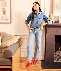 Birdies The Vesper Suede Penny Driver Loafers