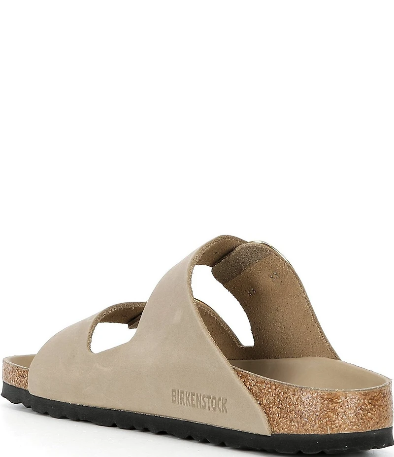 Birkenstock Women's Arizona Oiled Leather Big Buckle Hardware Slide Sandals