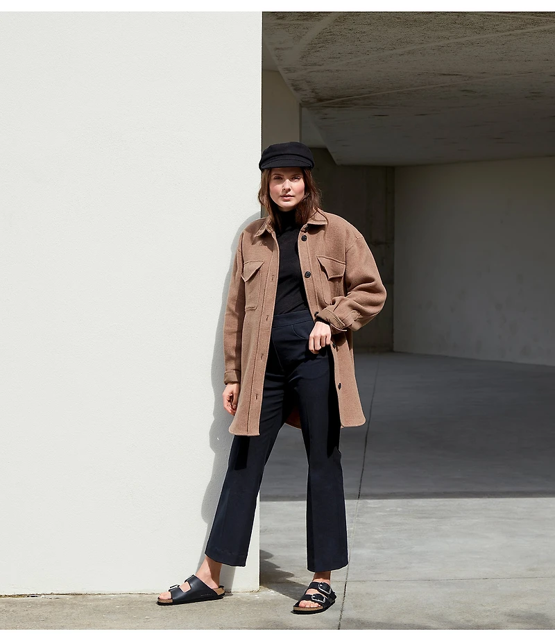 Birkenstock Women's Arizona Oiled Leather Big Buckle Hardware Slide Sandals